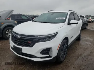 2024 Chevrolet Equinox RS with VIN 3GNAXMEG0RS230227, listed as a Copart auction lot 59342945 with 16,639 mi miles and Salvage title. Bid and sale history available at DreamBid. Image 1.