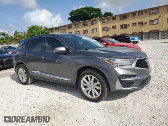 2020 Acura RDX with VIN 5J8TC1H37LL018251, listed as a Copart auction lot 60370665 with 57,599 mi miles and Non repairable. Bid and sale history available at DreamBid. Image 4.