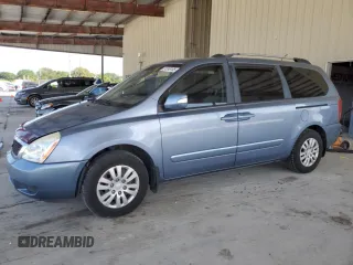 2012 Kia Sedona LX with VIN KNDMG4C71C6498238, listed as a Copart auction lot 51248105 with 197,234 mi miles and Clean Title. Bid and sale history available at carsss.com. Image 1.
