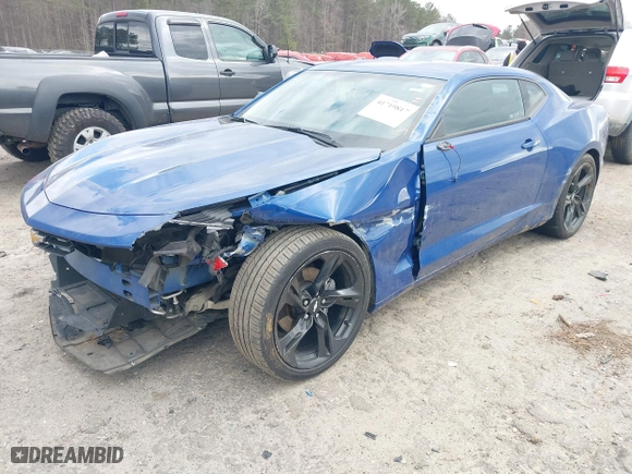 2019 Chevrolet Camaro 1LT with VIN 1G1FB1RS3K0133605, listed as a IAAI auction lot 41719817 with 99,955 mi miles. Bid and sale history available at carsss.com. Image 2.
