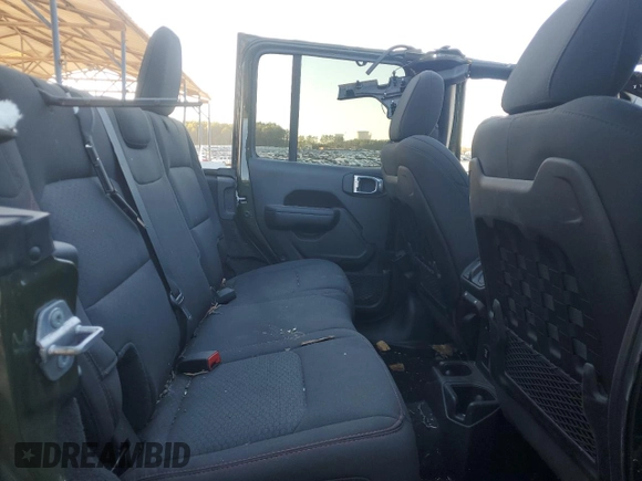 2021 Jeep Wrangler Unlimited Rubicon с VIN 1C4HJXFN6MW652765, выставлен на аукционе Copart как лот 81967164 с пробегом 52 380 миль миль и Списание • Salvage title. История ставок и продаж доступна на DreamBid. Изображение 11.