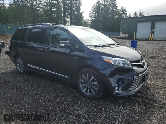 2018 Toyota Sienna XLE with VIN 5TDDZ3DC5JS203056, listed as a Copart auction lot 50611015 with 225,584 mi miles and Salvage Title. Bid and sale history available at carsss.com. Image 4.