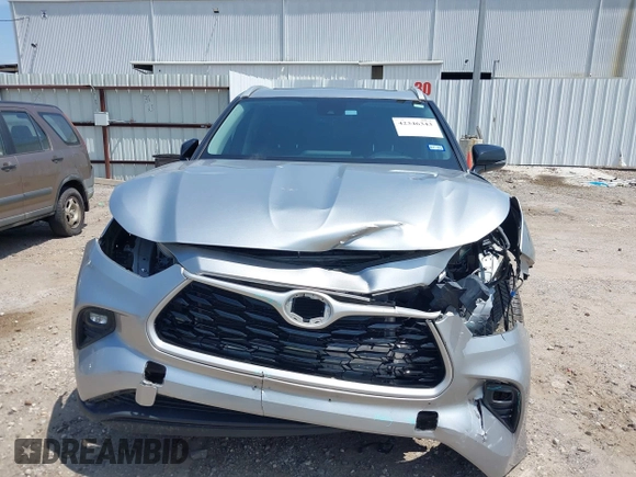 2023 Toyota Highlander L with VIN 5TDKDRAH7PS005256, listed as a IAAI auction lot 42346343 with 57,498 mi miles and . Bid and sale history available at DreamBid. Image 6.