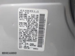 2014 Nissan Murano S with VIN JN8AZ1MU6EW416687, listed as a IAAI auction lot 42015846 with 221,252 mi miles. Bid and sale history available at carsss.com. Image 9.