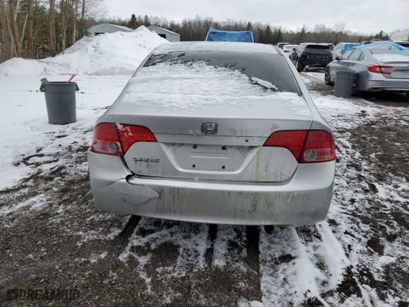 2006 Honda Civic Sdn LX with VIN 2HGFA16516H018142, listed as a Copart auction lot 50310515 with 338,475 mi miles and Clean Title. Bid and sale history available at carsss.com. Image 6.