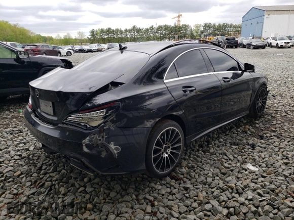 2017 Mercedes-Benz CLA with VIN WDDSJ4EB6HN499477, listed as a Copart auction lot 49230713 with 156,178 mi miles. Bid and sale history available at carsss.com. Image 3.
