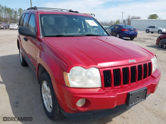 2005 Jeep Grand Cherokee Laredo with VIN 1J8HR48N55C556383, listed as a IAAI auction lot 41814624 with 189,102 mi miles. Bid and sale history available at carsss.com. Image 6.