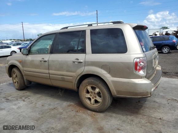 2006 Honda Pilot EX-L with RES with VIN 5FNYF286X6B003228, listed as a Copart auction lot 46131665 with 0 mi miles and Salvage Title. Bid and sale history available at carsss.com. Image 2.
