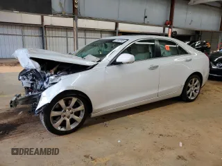 2015 Cadillac ATS Luxury RWD z VIN 1G6AB5RA3F0135377, wystawiony jako Copart lot #87832595 z przebiegiem Nie podano mil oraz Szkoda całkowita • Salvage title. Historia ofert i sprzedaży dostępna na DreamBid. Obrazek 1.