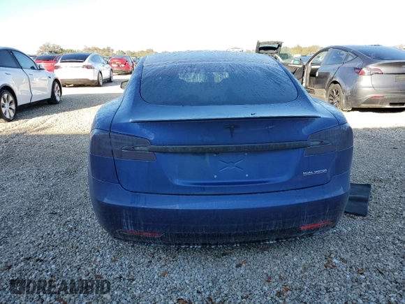 2020 Tesla Model S Performance with VIN 5YJSA1E40LF389106, listed as a Copart auction lot 74157584 with 0 mi miles and Salvage Title. Bid and sale history available at carsss.com. Image 6.
