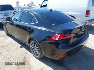 2015 Lexus IS 250 with VIN JTHBF1D20F5065532, listed as a IAAI auction lot 41708326 with 121,920 mi miles. Bid and sale history available at carsss.com. Image 3.
