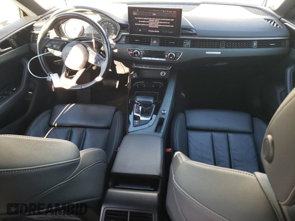 2021 Audi A5 Sportback S line Premium with VIN WAUDACF50MA021544, listed as a Copart auction lot 41291424 with 61,751 mi miles. Bid and sale history available at carsss.com. Image 8.