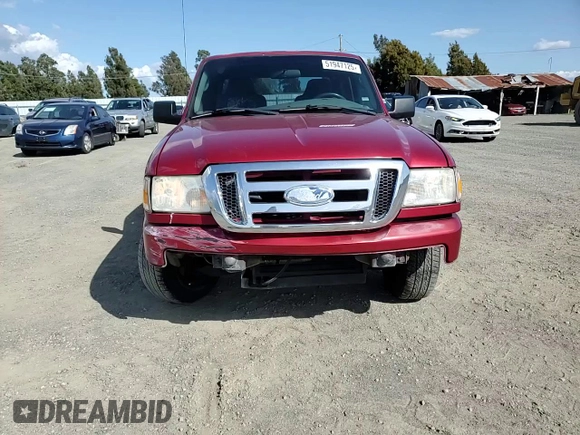 2009 Ford Ranger XLT with VIN 1FTYR44E09PA45367, listed as a Copart auction lot 51947125 with 97,638 mi miles and Salvage Title. Bid and sale history available at carsss.com. Image 11.