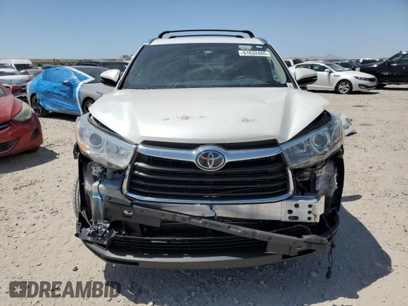 2015 Toyota Highlander Limited with VIN 5TDDKRFH5FS220155, listed as a Copart auction lot 61632405 with 152,932 mi miles and Salvage title. Bid and sale history available at DreamBid. Image 5.