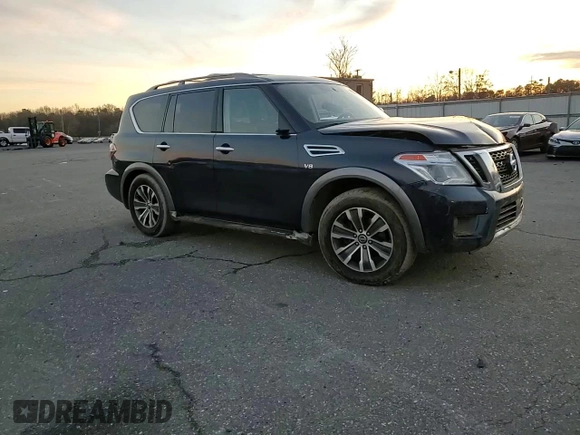 2018 Nissan Armada SV with VIN JN8AY2NC2J9558221, listed as a Copart auction lot 85910294 with 95,434 mi miles and Salvage Title. Bid and sale history available at carsss.com. Image 12.