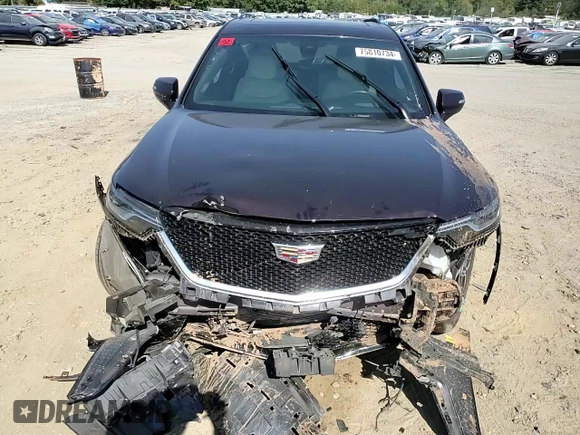 2021 Cadillac XT6 Sport with VIN 1GYKPGRS1MZ141432, listed as a Copart auction lot 75810734 with 56,925 mi miles and Salvage title. Bid and sale history available at DreamBid. Image 12.