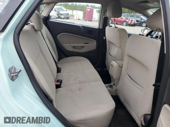 2017 Ford Fiesta SE with VIN 3FADP4BJ6HM134424, listed as a Copart auction lot 83703724 with Not Provided miles and Salvage Title. Bid and sale history available at DreamBid. Image 10.
