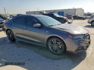 2018 Acura TLX w/A-SPEC Pkg with VIN 19UUB2F69JA010803, listed as a Copart auction lot 54090365 with 96,961 mi miles and Salvage title. Bid and sale history available at DreamBid. Image 4.