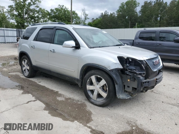 2012 GMC Acadia SLT1 z VIN 1GKKRREDXCJ109003, wystawiony jako Copart lot #52109105 z przebiegiem 200 482 mil mil oraz Szkoda całkowita • Salvage title. Historia ofert i sprzedaży dostępna na DreamBid. Obrazek 4.