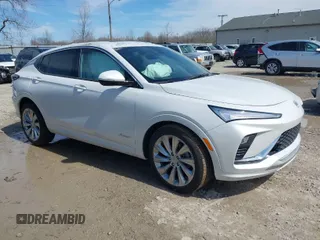 2024 Buick Envista Avenir with VIN KL47LCE27RB029475, listed as a IAAI auction lot 41869879 with 8,489 mi miles and . Bid and sale history available at DreamBid. Image 1.