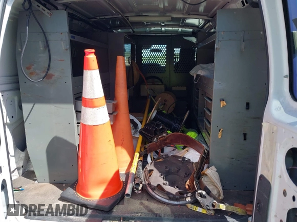 2010 Ford Econoline Cargo Commercial with VIN 1FTNE2EL1ADA10665, listed as a IAAI auction lot 41861433 with 183,657 mi miles and . Bid and sale history available at DreamBid. Image 8.