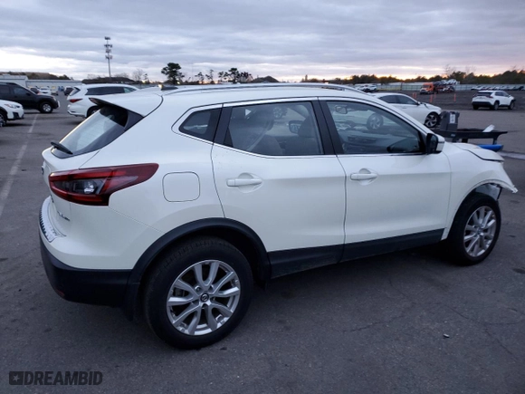 2021 Nissan Rogue Sport SV with VIN JN1BJ1BW0MW449858, listed as a Copart auction lot 85704844 with 38,505 mi miles and Salvage Title. Bid and sale history available at carsss.com. Image 3.