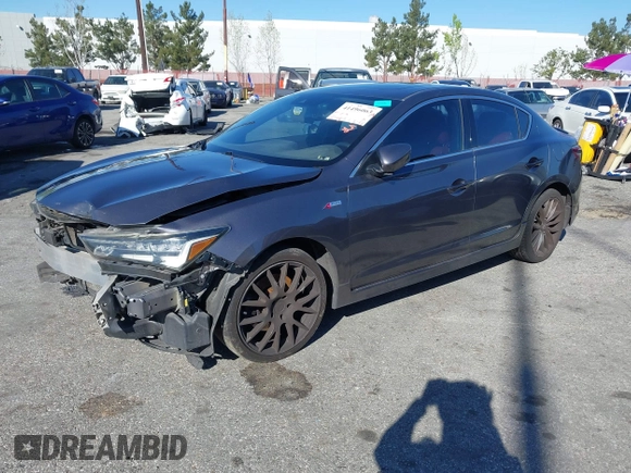 2019 Acura ILX w/Premium/A-Spec Pkg with VIN 19UDE2F82KA006344, listed as a IAAI auction lot 41496063 with 87,498 mi miles. Bid and sale history available at carsss.com. Image 23.