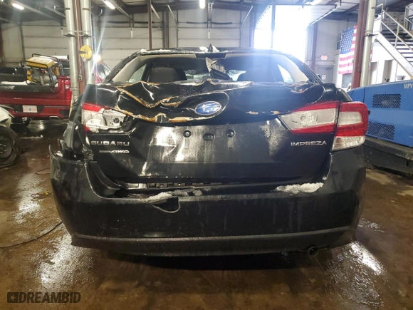 2020 Subaru Impreza Premium with VIN 4S3GKAV64L3612099, listed as a Copart auction lot 44593005 with 59,765 mi miles and Salvage Title. Bid and sale history available at carsss.com. Image 6.