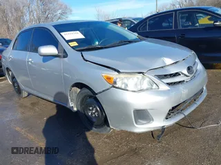 2011 Toyota Corolla L with VIN JTDBU4EE8B9167374, listed as a IAAI auction lot 41312318 with 189,903 mi miles. Bid and sale history available at carsss.com. Image 1.
