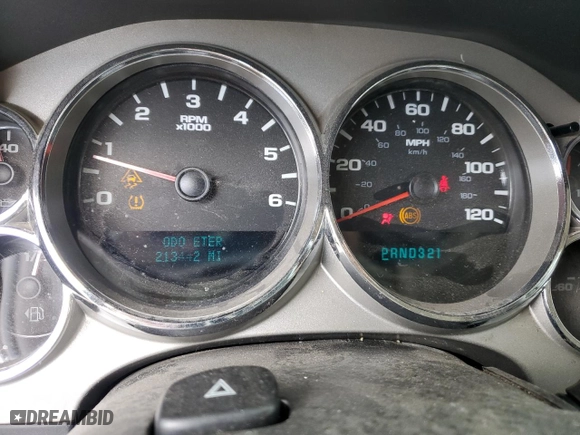 2007 Chevrolet Silverado 1500 LTZ with VIN 2GCEC13J771627946, listed as a Copart auction lot 51911375 with 213,442 mi miles and Salvage Title. Bid and sale history available at carsss.com. Image 9.