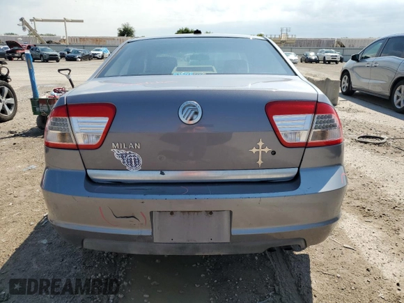 2007 Mercury Milan with VIN 3MEHM07Z37R607983, listed as a Copart auction lot 55635415 with 216,983 mi miles and Salvage title. Bid and sale history available at DreamBid. Image 6.