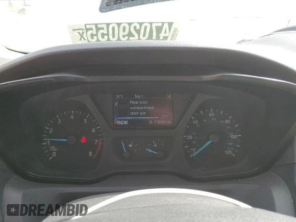 2016 Ford Transit XL с VIN 1FDZX2CM5GKB33375, выставлен на аукционе Copart как лот 47029055 с пробегом 116 001 миль миль и Чистый • Clean title. История ставок и продаж доступна на DreamBid. Изображение 9.