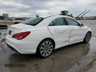 2018 Mercedes-Benz CLA 250 with VIN WDDSJ4EB1JN673073, listed as a Copart auction lot 48567334 with 29,796 mi miles and . Bid and sale history available at DreamBid. Image 3.