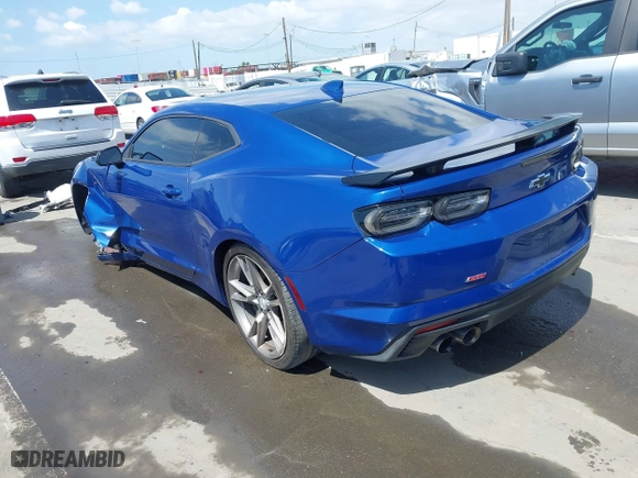 2019 Chevrolet Camaro 1SS with VIN 1G1FF1R76K0153718, listed as a IAAI auction lot 41938230 with 51,642 mi miles. Bid and sale history available at carsss.com. Image 3.