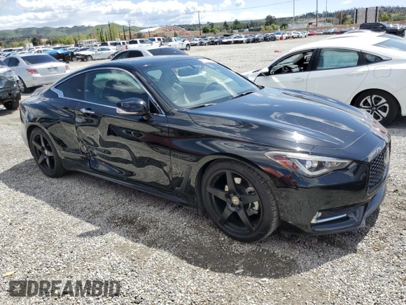2018 Infiniti Q60 Luxe with VIN JN1EV7EK5JM341353, listed as a Copart auction lot 52008465 with 116,838 mi miles and Salvage Title. Bid and sale history available at carsss.com. Image 4.