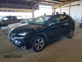 2017 Lexus NX with VIN JTJBARBZ6H2124759, listed as a Copart auction lot 49320215 with 203,379 mi miles and Salvage Title. Bid and sale history available at carsss.com. Image 1.