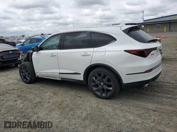 2023 Acura MDX w/A-Spec Package с VIN 5J8YE1H09PL001351, выставлен на аукционе Copart как лот 53313525 с пробегом 42 130 миль миль и Списание • Salvage title. История ставок и продаж доступна на DreamBid. Изображение 2.