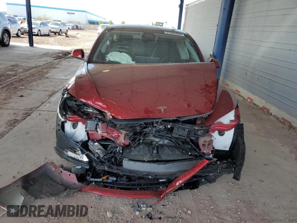2025 Tesla Model 3 Long Range with VIN 5YJ3E1EA4SF890321, listed as a Copart auction lot 51505955 with 5,075 mi miles and Salvage title. Bid and sale history available at DreamBid. Image 5.