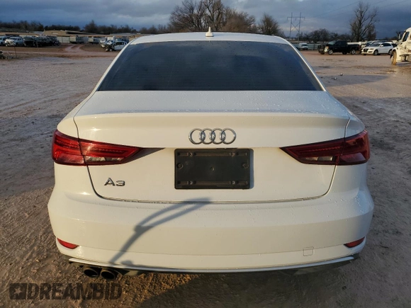 2018 Audi A3 Sedan Premium with VIN WAUAUGFF2J1000572, listed as a Copart auction lot 81092913 with 0 mi miles. Bid and sale history available at carsss.com. Image 6.