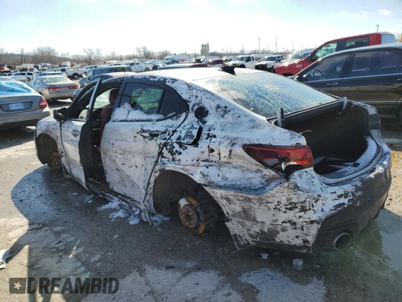 2019 Acura TLX w/A-Spec Pkg with VIN 19UUB2F65KA009682, listed as a Copart auction lot 44490575 with 0 mi miles and Non Repairable. Bid and sale history available at carsss.com. Image 2.