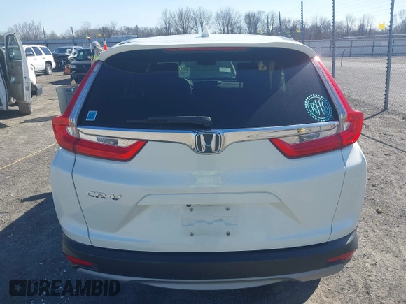 2017 Honda CR-V EX with VIN 2HKRW1H58HH519386, listed as a IAAI auction lot 41777509 with 76,499 mi miles. Bid and sale history available at carsss.com. Image 16.