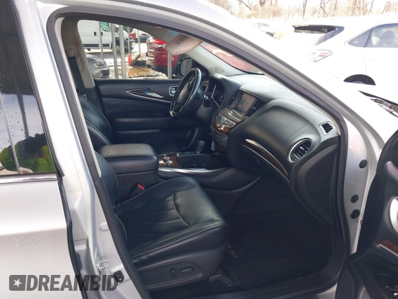 2013 Infiniti JX35 z VIN 5N1AL0MM3DC334693, wystawiony jako IAAI lot #41576207 z przebiegiem 113 677 mil mil oraz . Historia ofert i sprzedaży dostępna na DreamBid. Obrazek 5.