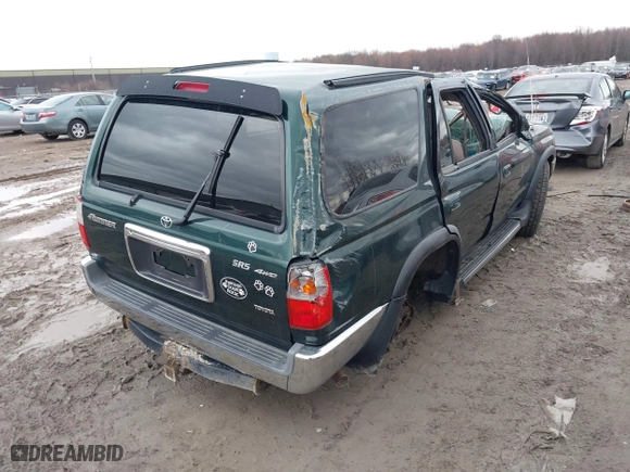 2000 Toyota 4Runner SR5 with VIN JT3HN86R1Y0294937, listed as a IAAI auction lot 41832514 with 196,806 mi miles. Bid and sale history available at carsss.com. Image 4.