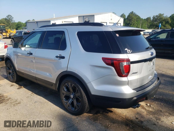 2018 Ford Explorer Sport с VIN 1FM5K8GT7JGC53478, выставлен на аукционе Copart как лот 54151545 с пробегом 97 617 миль миль и Списание • Salvage title. История ставок и продаж доступна на DreamBid. Изображение 2.