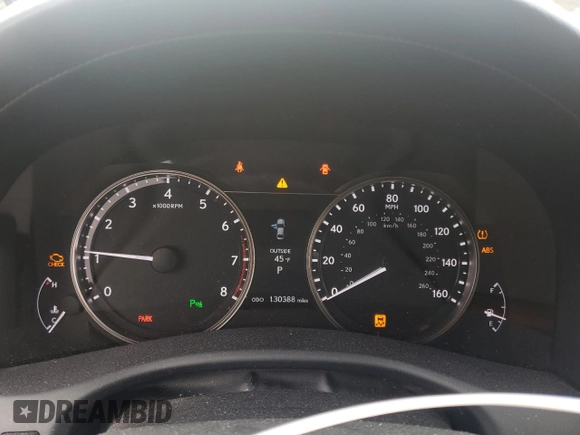 2014 Lexus GS 350 with VIN JTHCE1BL7E5026728, listed as a Copart auction lot 48444854 with 130,388 mi miles and Clean Title. Bid and sale history available at carsss.com. Image 9.