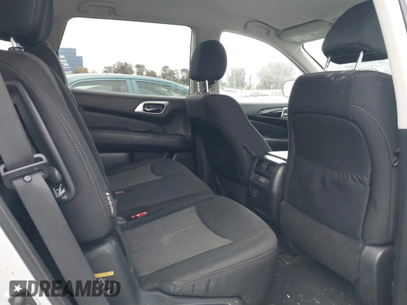 2018 Nissan Pathfinder SL with VIN 5N1DR2MN3JC674373, listed as a IAAI auction lot 41699281 with 56,254 mi miles. Bid and sale history available at carsss.com. Image 8.