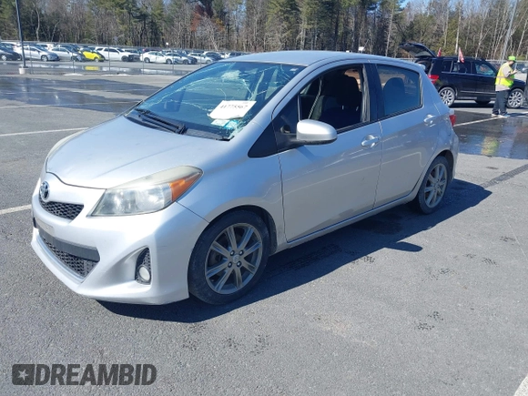 2013 Toyota Yaris L with VIN JTDKTUD3XDD558030, listed as a IAAI auction lot 41775567 with 246,051 mi miles. Bid and sale history available at carsss.com. Image 2.