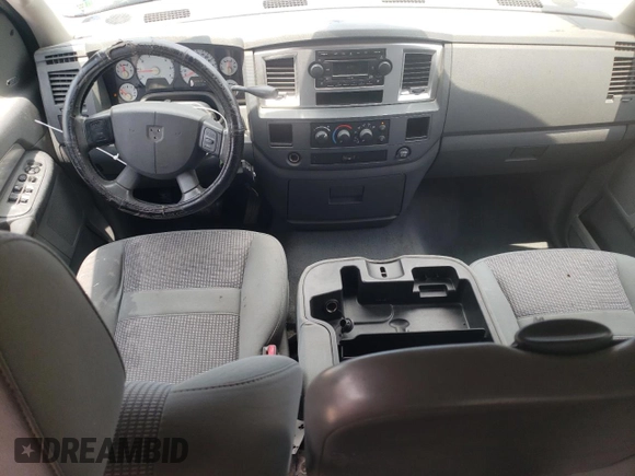 2007 Dodge 1500 SLT with VIN 1D7HA18267S196333, listed as a Copart auction lot 56033465 with 202,305 mi miles and Salvage Title. Bid and sale history available at DreamBid. Image 8.
