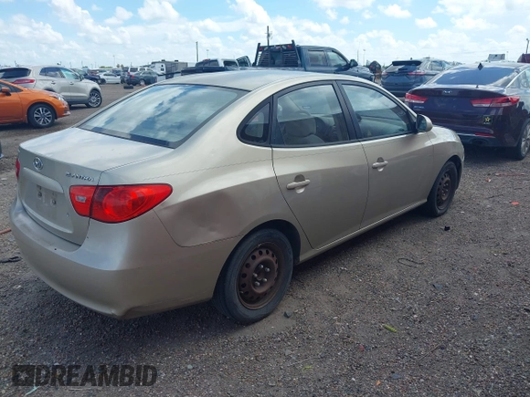 2007 Hyundai Elantra GLS with VIN KMHDU46D57U028219, listed as a IAAI auction lot 42573097 with 298,096 mi miles and . Bid and sale history available at DreamBid. Image 4.