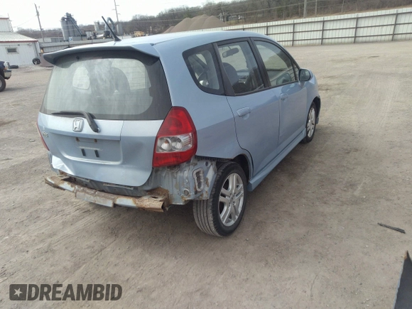 2008 Honda Fit Sport with VIN JHMGD38638S003972, listed as a IAAI auction lot 41827599 with 135,843 mi miles. Bid and sale history available at carsss.com. Image 4.